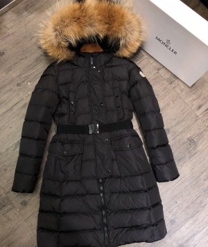 몽클레어 MONCLER 2020 SS 퀄팅 포켓 너구리퍼 여성 롱패딩 커스텀급