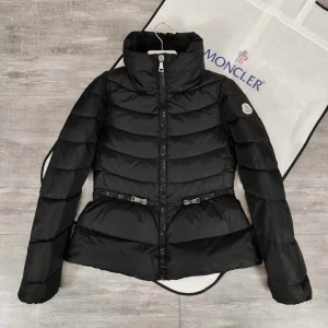 몽클레어 MONCLER 2020 SS 퀄팅 지퍼 터들카라 블랙 여성 패딩 커스텀급