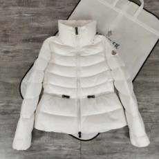 몽클레어 MONCLER 2020 SS 퀄팅 지퍼 터들카라 화이트 여성 패딩 커스텀급