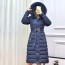 버버리 BURBERRY 2020 SS 퀄팅 지퍼 블루네이비 여성 롱패딩 커스텀급