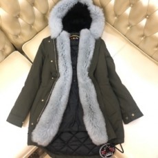 무스너클 MOOSE KNUCKLES 2020 SS 여우퍼 그레이 포켓 여성 롱패딩 미러급