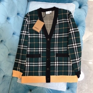 버버리 BURBERRY 2020 SS 체크무늬 니트 가디건 여성 세트 커스텀급