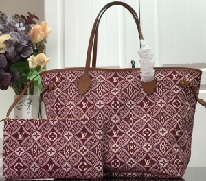 루이비통 LOUIS VUITTON 2020 모노그램 네버풀 MM 숄더백 레드 M57273 커스텀급