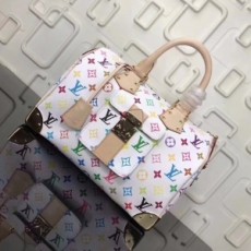 루이비통 LOUIS VUITTON 2020 멀티 화이트 토트백 30 M92643 커스텀급