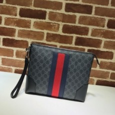 구찌 GUCCI 2020 쟈가드 수프림 삼선 클러치백 523603 커스텀급