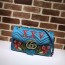 구찌 GUCCI 2020 GG 플라워 자수 벨벳 민트 숄더백 443496 커스텀급