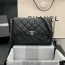 샤넬 CHANEL 2020 카프스킨 빈티지 퀄팅 블랙 체인 크로스백 91976 커스텀급