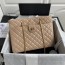 샤넬 CHANEL 2020 카프스킨 빈티지 퀄팅 버클 베이지 체인 숄더백 AS6611 커스텀급