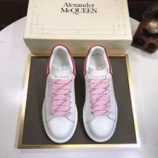 알렉산더 맥퀸 ALEXANDER MCQUEEN 2020 오버솔 핑크 레드라인 커플 슈즈 커스텀급