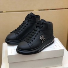 알렉산더 맥퀸 ALEXANDER MCQUEEN 2020 오버솔 블랙에어 퍼 하이탑 커플 슈즈 커스텀급