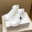 알렉산더 맥퀸 ALEXANDER MCQUEEN 2020 오버솔 화이트 퍼 하이탑 커플 슈즈 커스텀급