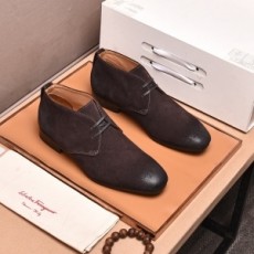 페레가모 FERRAGAMO 2020 스웨이드 투톤 남성 슈즈 커스텀급