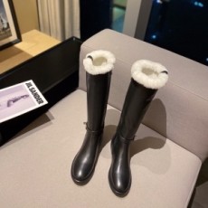 에르메스 HERMES 2020 양털안감 지퍼 금속버클 여성 롱부츠 커스텀급