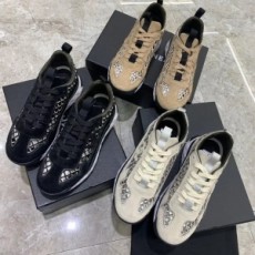 샤넬 CHANEL 2020 스웨이드 투톤 CC로고 여성 슈즈 커스텀급