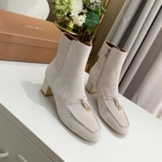 로로피아나 LORO PIANA 2020 리본버클 지퍼 여성 쇼트부츠 커스텀급