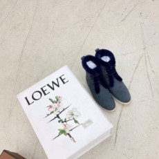 로로피아나 LORO PIANA 2020 양털장식 스웨이드 여성 쇼트부츠 커스텀급