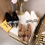 펜디 FENDI 2020 F로고 토끼퍼 버클 여성 플랫슈즈 커스텀급