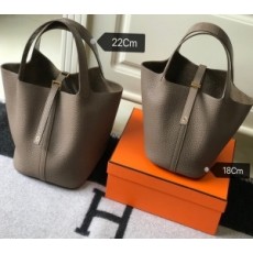 에르메스 HERMES 2021 피코탄백 악어가죽 손잡이 토트백 미러급