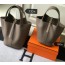 에르메스 HERMES 2021 피코탄백 악어가죽 손잡이 토트백 미러급