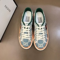 구찌 GUCCI 2021 캔버스 데님 삼선 커플 슈즈 커스텀급