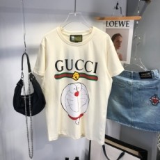 구찌 GUCCI 2021 도라이몽 띠로고 여성 반팔티 커스텀급