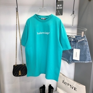 발렌시아가 BALENCIAGA 2021 로고 여성 반팔티 커스텀급