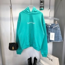 발렌시아가 BALENCIAGA 2021 로고 여성 후드 짚업 커스텀급
