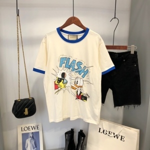 구찌 GUCCI 2021 도날드 블루라인 여성 반팔티 커스텀급