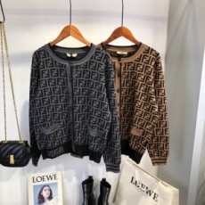 펜디 FENDI 2021 F로고 여성 니트 가디건 커스텀급