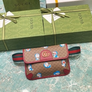 구찌 GUCCI 2021 도라이몽 콜라보 벨트백 647817 커스텀급