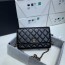 샤넬 CHANEL 2021 SS 램스킨 WOC 블랙 체인 클러치백 미러급