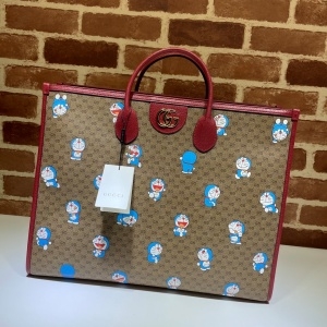 구찌 GUCCI 2021 도라이몽 콜라보 캔버스 토트백 653052 커스텀급