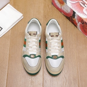 구찌 GUCCI 2021 퍼포 띠로고 삼선 커플 슈즈 커스텀급