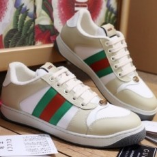 구찌 GUCCI 2021 로고텝 띠로고 삼선 커플 슈즈 커스텀급