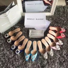마놀로 블라닉 MANOLO BLAHNIKL 2021 SS 큐빅버클 여성 뮐 구두 커스텀급