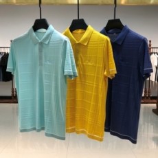 버버리 BURBERRY 2021 SS 자수로고 체크 카라 남성 반팔티 커스텀급