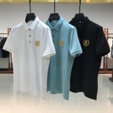 버버리 BURBERRY 2021 SS 캐릭터 자수로고 카라 남성 반팔티 커스텀급