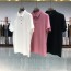 보테가 베네타 BOTTEGA VENETA 2021 SS 로고 자수 스티치 카라 남성 반팔티 커스텀급