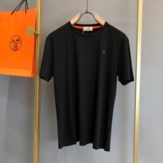 에르메스 HERMES 2021 SS 패치로고 라운드넥 남성 반팔티 커스텀급