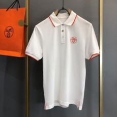 에르메스 HERMES 2021 SS 라인 캐릭터 카라 남성 반팔티 커스텀급