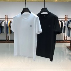 셀린느 CELINE 2021 SS 로고 자수 라운드넥 남성 반팔티 커스텀급