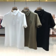 벨루티 BERLUTI 2021 SS 로고 자수 카라 남성 반팔티 커스텀급