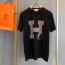 에르메스 HERMES 2021 SS 캐릭터 H로고 라운드넥 남성 반팔티 커스텀급