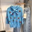 구찌 GUCCI 2021 SS 캐릭터 리본장식 여성 니트 상의 커스텀급