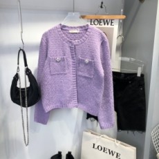 마쥬 MAJE 2021 SS 진주장식 여성 니트 가디건 커스텀급