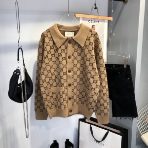 구찌 GUCCI 2021 SS 캐릭터 포켓 여성 니트 가디건 커스텀급