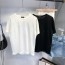 샤넬 CHANEL 2021 SS 퍼포로고 여성 니트 반팔티 커스텀급