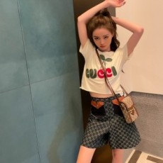 구찌 GUCCI 2021 SS 자수 애폴 여성 반팔티 커스텀급