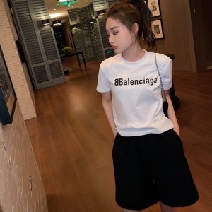 발렌시아가 BALENCIAGA 2021 SS B로고 여성 반팔티 커스텀급