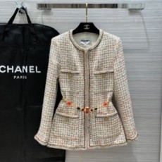 샤넬 CHANEL 2021 SS 트위드 포켓 여성 자켓 커스텀급